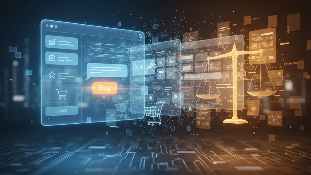 When AI Shops Badly, Who Pays?